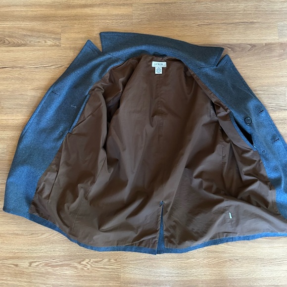 J Crew grey peacoat size M. - Picture 14 of 16